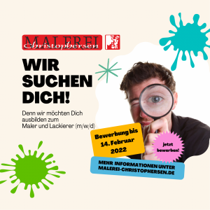 WIR SUCHEN DICH!
